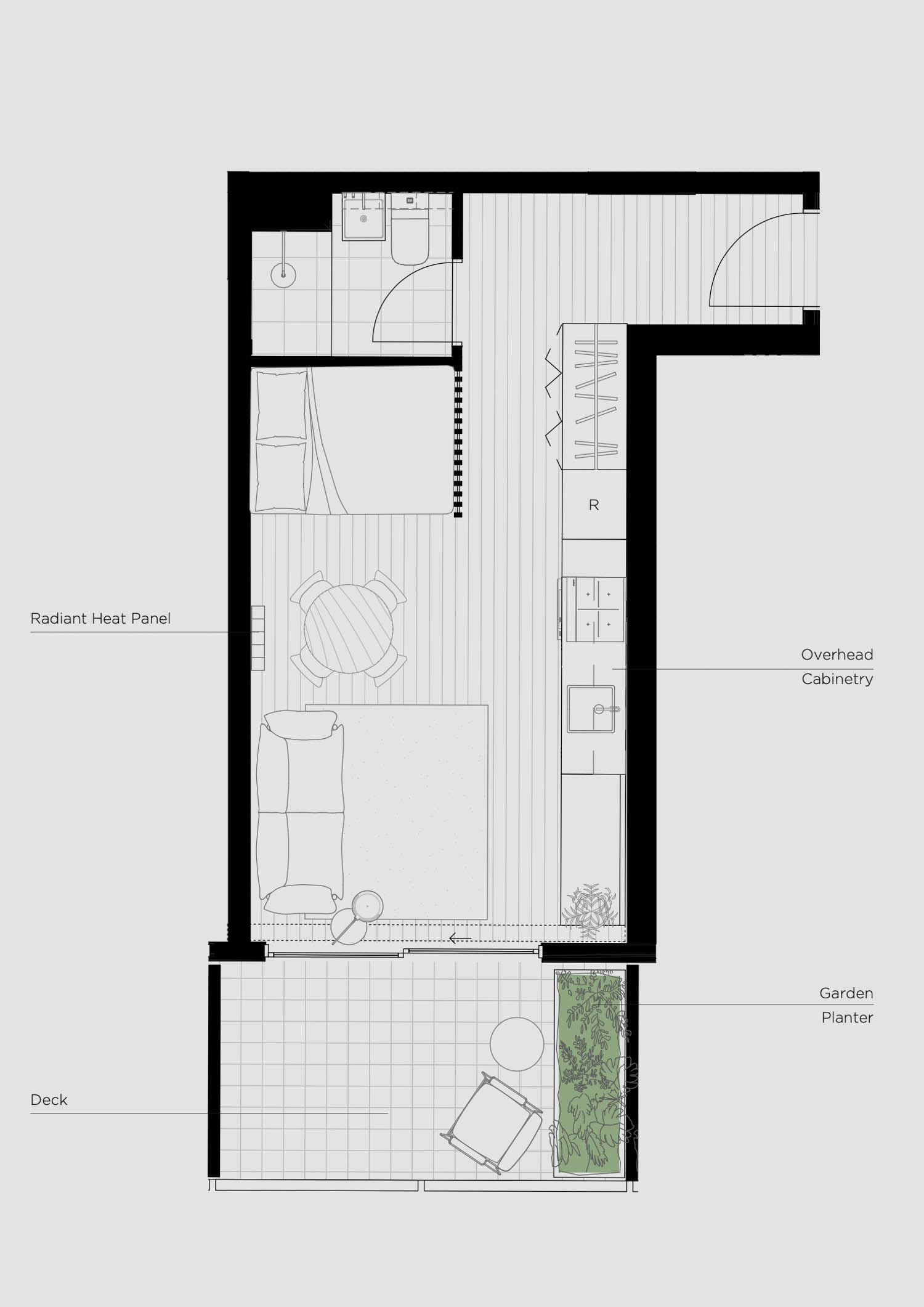 floor plan Nightingale Skye House Teilhaus / Breathe Architecture