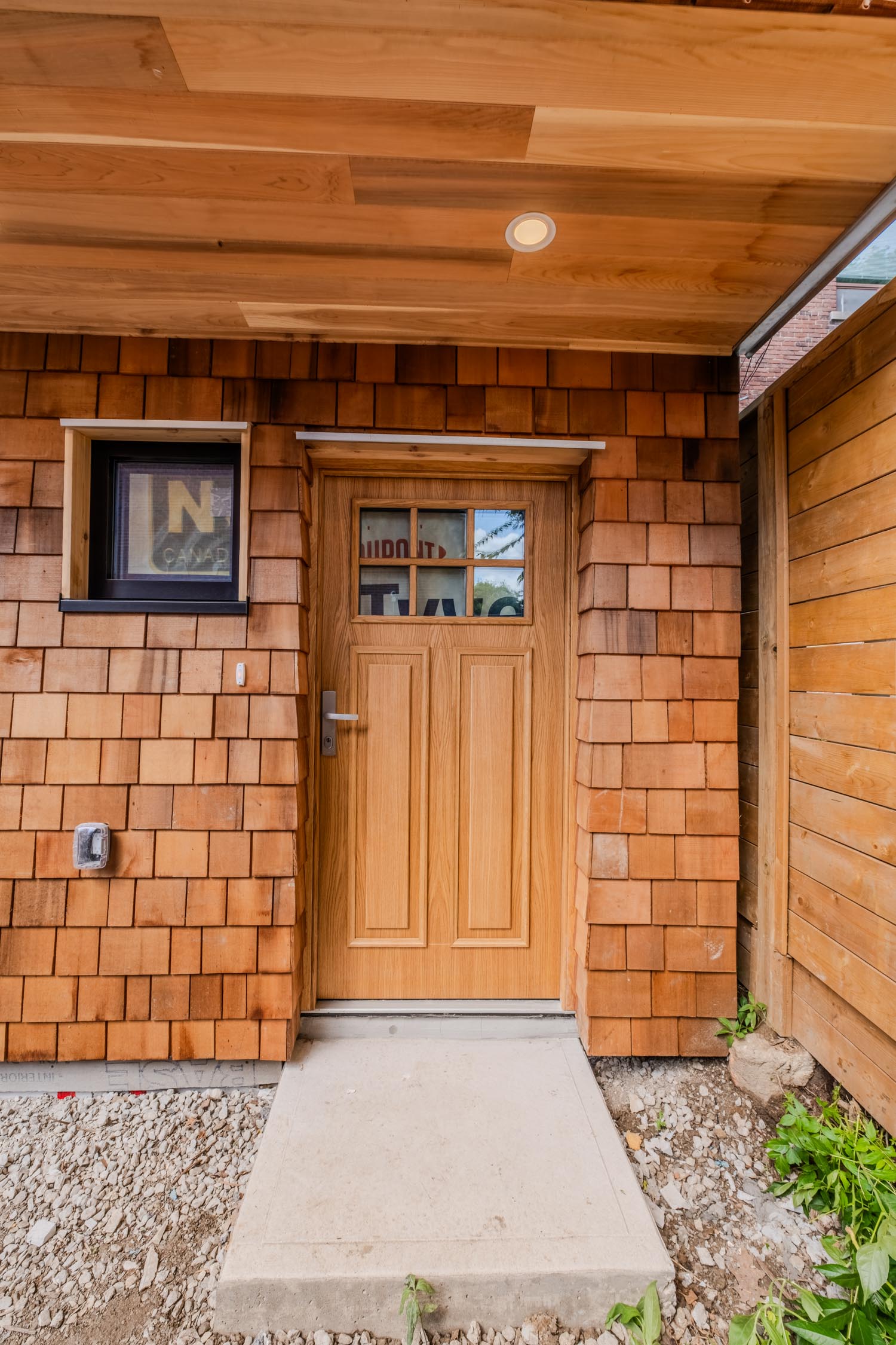 front entrance Ruston-Passive-Garden-Suite-Toronto-ZZ-Contracting